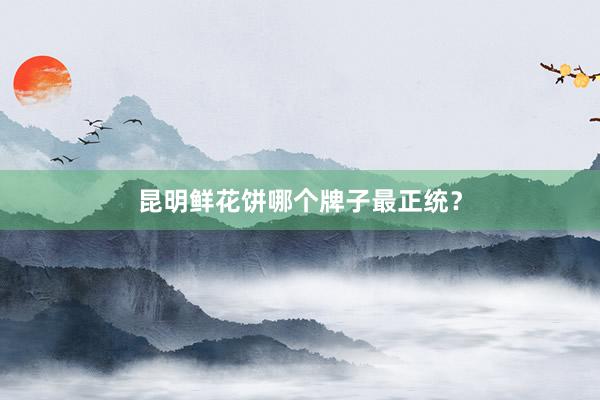 昆明鲜花饼哪个牌子最正统？